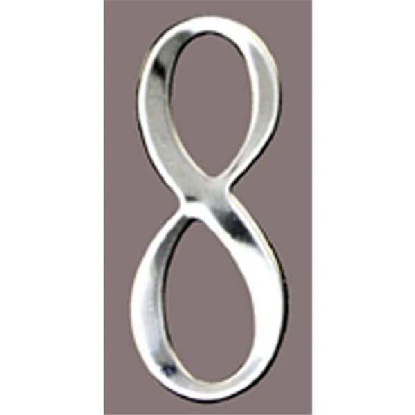 Mailbox Accessories Mailbox Accessories SS2-Number 8 Stnls Steel Address Numbers Size - 2 Number - 8-Stainless Steel SS2-Number 8 - main
